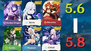 NEW! FULL 5.6 to 5.8 BANNER ROADMAP! ALL LEAKS & RERUNS FOR THE NEXT VERSIONS! - Genshin Impact