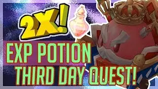 Third Day Quest King Poring's Celebration X2 EXP POTION - Ragnarok M: Eternal Love - noin