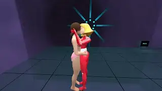 Clover Korin Lesbian PS2 Menu Kiss from GMod