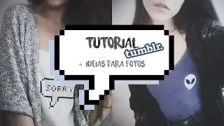 CRIANDO FOTOS TUMBLR + TOPS TUMBLR // TUTORIAL 🙌❤