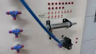 Pneumatic Control of Single Acting Cylinder