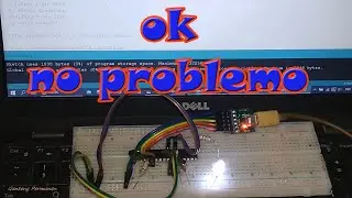 DTR Auto Reset CH340E Micro USB to Serial TTL UART Module & ATmega328p DIP28 MCU LED Blinking Test