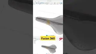 Fusion 360 - Bicycle saddle design 