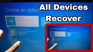 All Devices Choose an Option Continue Exit and continue to Windows 10 Turn off Your PC #macnitesh