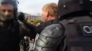 Хабаровск Задержания мирных протестующих 10.10.2020