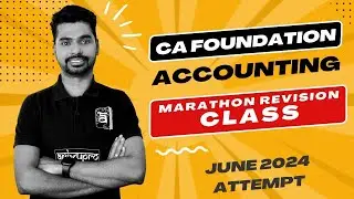 CA Foundation Accounting Revision Class | Starts May 23rd | Live on YouTube | CA Arjun