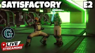 Satisfactory 1.1 Day 2 | Steel Production, Mk.3 Belts, Coal Power & Factory Rebuild! Multiplayer