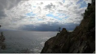 Peaceful Moment At The Cliff