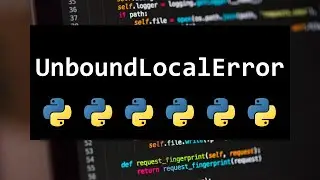 HOW TO DO HOW TO SOLVE UNBOUNDLOCALERROR FOR BEGINNERS IN PYTHON 💻