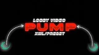 lobby video pump xml || preset || aligh motion edit 