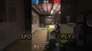 Best Valk Cam Spots For Basement Oregon! #rainbowsixsiege #siege #r6 #shorts #clips #gaming #r6siege