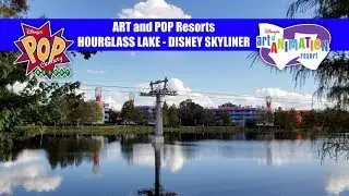 Disney's Pop Century and Art of Animation Resort - Hourglass Lake - Disney Skyliner