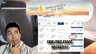 Book Now and Save! Singapore Airlines Spontaneous Escape Promotion for May 2024