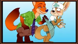 Гейский СЕКС пушистых парней - Ник и Финик чпок-чпок - Зверополис 2 - Озвученный комикс