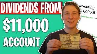 Dividend Income From $11,000 Account | Paid 9 Times | Robinhood Portfolio | How Much Did I Make