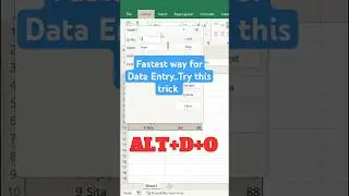 Do You Know How To Activate Automatic Data Entry Form In Excel?|