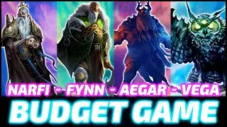 Kaldheim $100 Budget Game!! Narfi vs Fynn vs Aegar vs Vega [EDH/Commander, MTG Gameplay] 2021