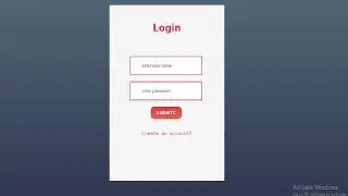 How To design a login page in HTML Web Page Using Notepad  | simple code | Uishaper
