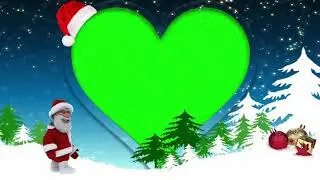 Green Screen Christmas Frame