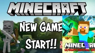 i start new minecraft pocket edition world #minecraft