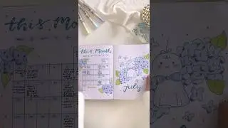 🌧️ bullet journal with me // july 2023 