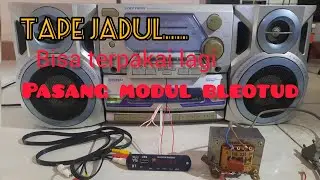 pasang modul bleotud di tape compo jadul