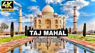 TAJ MAHAL- AGRA, INDIA || Ultra HD 4K Video Tour || Dark Ride
