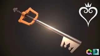 Kingdom Hearts Keyblade Speed Modeling + Giveaway! 3DS MAX 2017