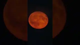 Full moon in Kostanay 