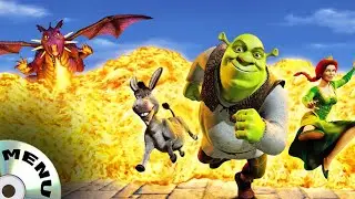 Shrek DVD (Disc 1 & 2) - Menu Walkthrough's