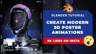 ✨🖤🔐 UNLOCK THE SECRETS OF BAUGASM 3D POSER POSTER ANIMATIONS! 🔐🖤✨ Blender 4.0 Tutorial