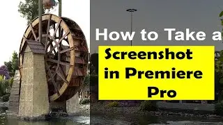 How to Take a Screenshot in Premiere Pro | Adobe Premiere Pro Tutorial