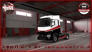 Устанавливаем мод на двигатель в 750лс + КПП ZF 12AS2531TOR для Euro Truck Simulator 2 + Мультиплеер