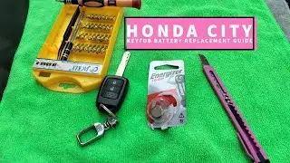 Honda City Keyfob Battery Replacement Guide | DIY Tutorial at Home #hondacity #carremote #keyfob