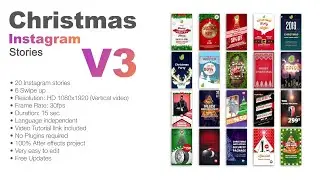 Christmas Instagram Stories v3 - Videohive After Effect Project