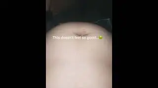 Loud deep belly gurgles from second round of laxatives