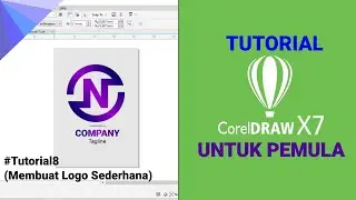 Belajar Corel Draw X7 untuk pemula | #8 Membuat Logo Sederhana