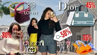 Woodbury Common LUXURY OUTLET Shopping Vlog ft. Gucci, Dior, Fendi etc