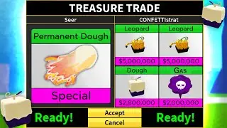 Trading Permanent Dough For 24 Hours in Roblox Blox Fruits