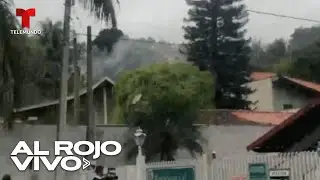 Imágenes de la zona donde se estrelló un avión en Brasil con 62 personas a bordo | Al Rojo Vivo