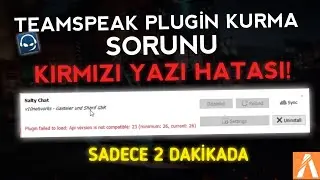 TEAMSPEAK SALTY CHAT KURULMAMA SORUNU | KIRMIZI YAZI ERROR