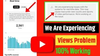 we are experiencing issues with the system for real time data | yt studio we are experiencing issues