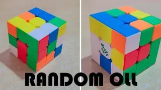 Random OLL in Random Cube Scramble | Random Rubik's cube solution