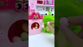 Washing Machine Dinosaur Eating Dinosaur Egg Set Toys, Satisfying Lily Toys Unboxing 