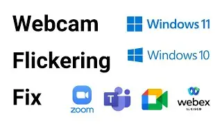 How to stop webcam flickering problem on windows 10 / Windows 11 in Tamil