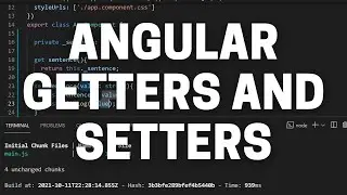 How to Write Setters and Getters in Angular and Typescript - Angular Tutorial for Beginners