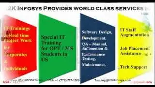 Software Training Courses Online | Online Tutorials For Beginners | H2K Infosys