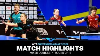 Zakharov/Lavrova vs Kharki/Romanovskaya | XD R16 | WTT Contender Almaty 2024