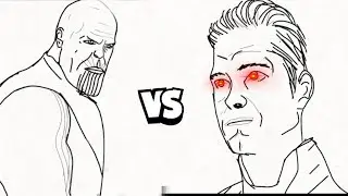 Animation in mobile | how to make animation in mobile | Thanos vs homelander animation fight