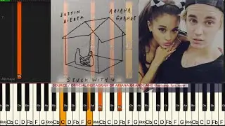 Ariana Grande & Justin Bieber -Stuck with U - PIANO tutorial